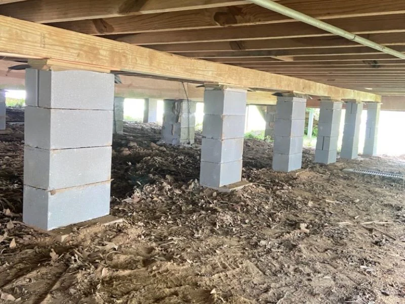 Pier and Beam or Block and Base Foundation Repair Hondo TX