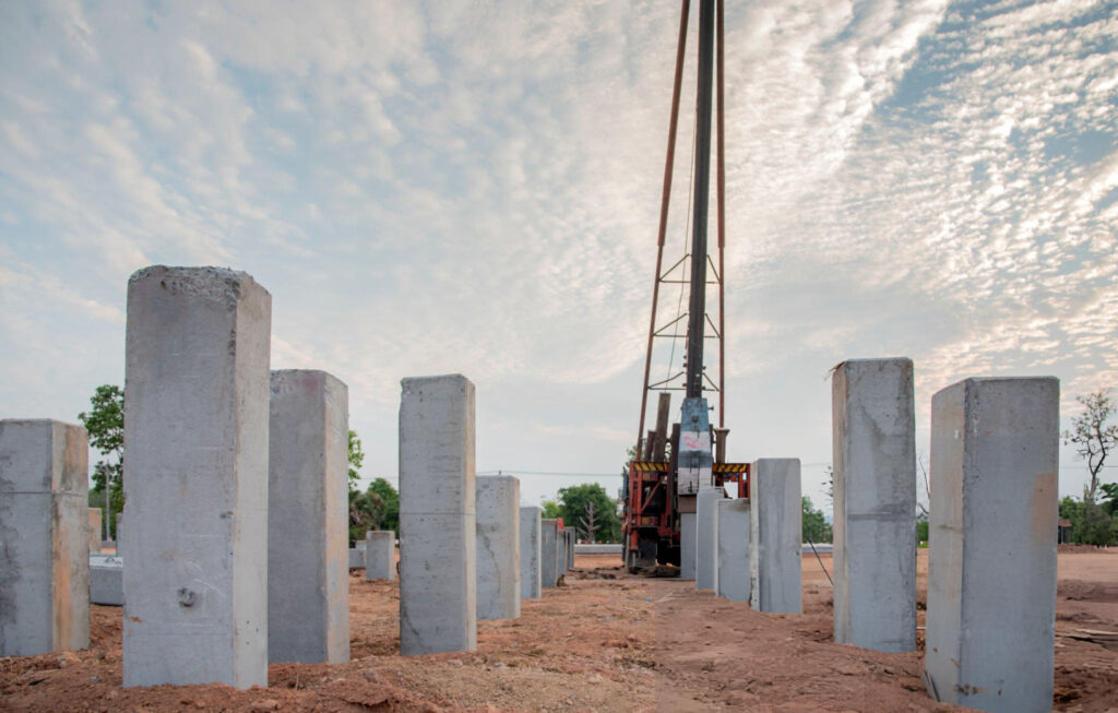 Pressed Concrete Pilings in Hondo, TX