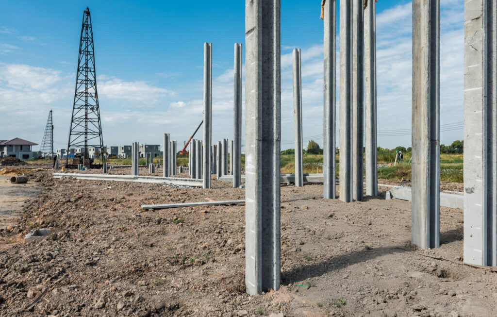 Pressed Concrete Pilings in Hondo, TX